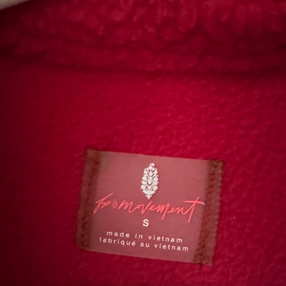 FP Movement by Free People Red Teddy Jacket - Picture 2 of 4